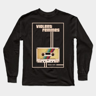 Violent Femmes Music Retro Cassette Tape Long Sleeve T-Shirt